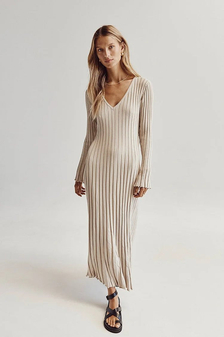 Long sweater dress