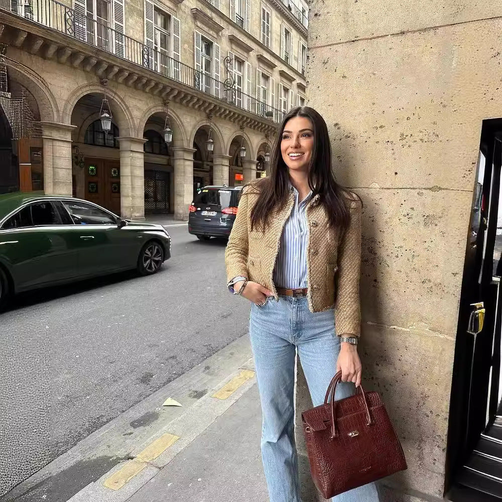 Gilet en tweed