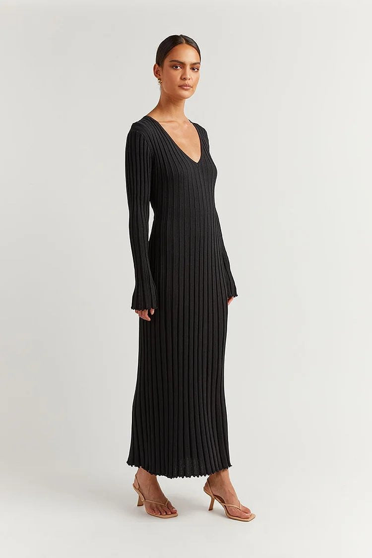 Long sweater dress