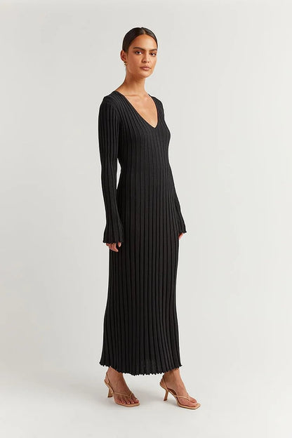 Long sweater dress